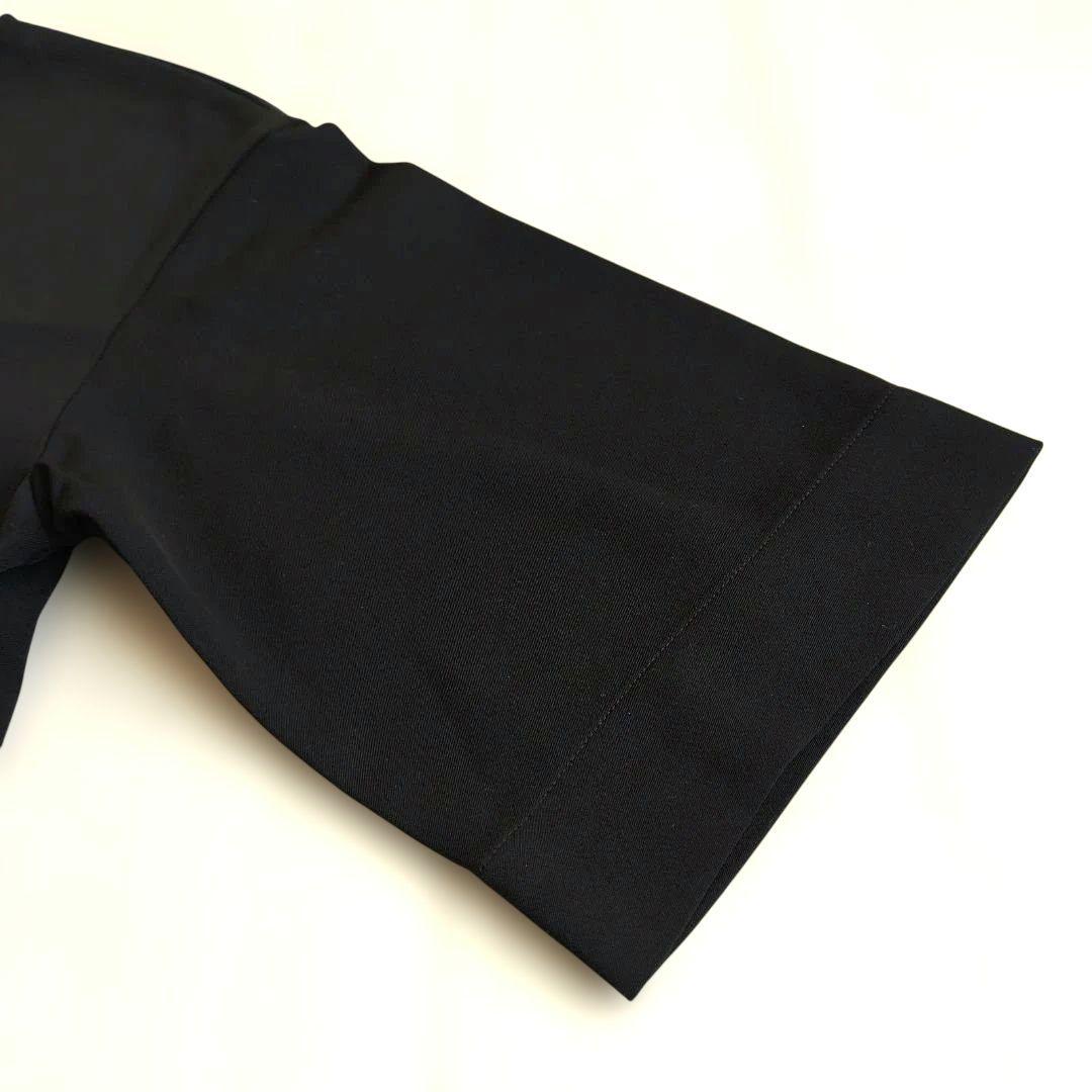 【Excellent Condition】UNIQLO V-Neck Blouse, M, Black, 3/4 Sleeve, Elegant