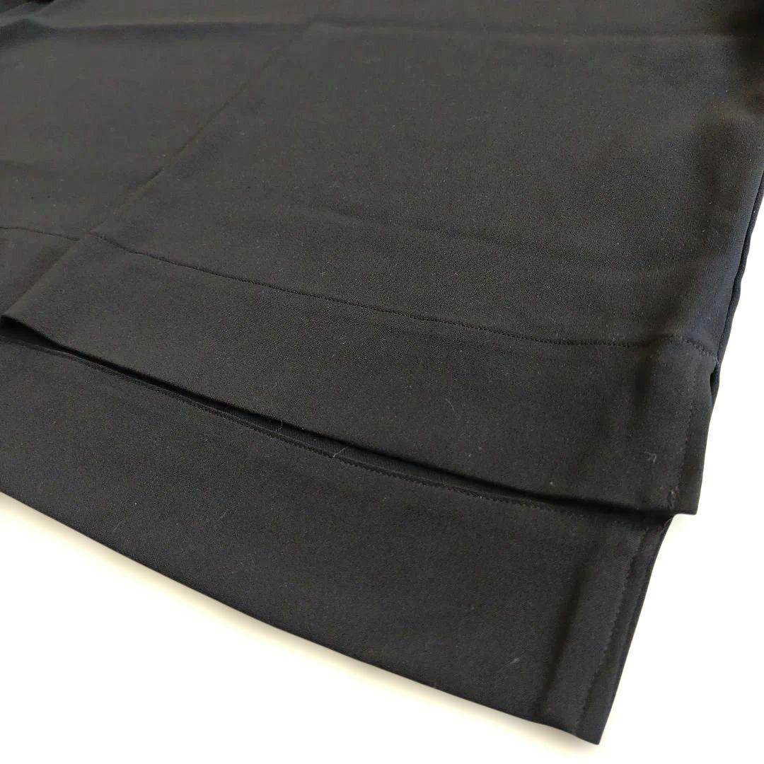 【Excellent Condition】UNIQLO V-Neck Blouse, M, Black, 3/4 Sleeve, Elegant