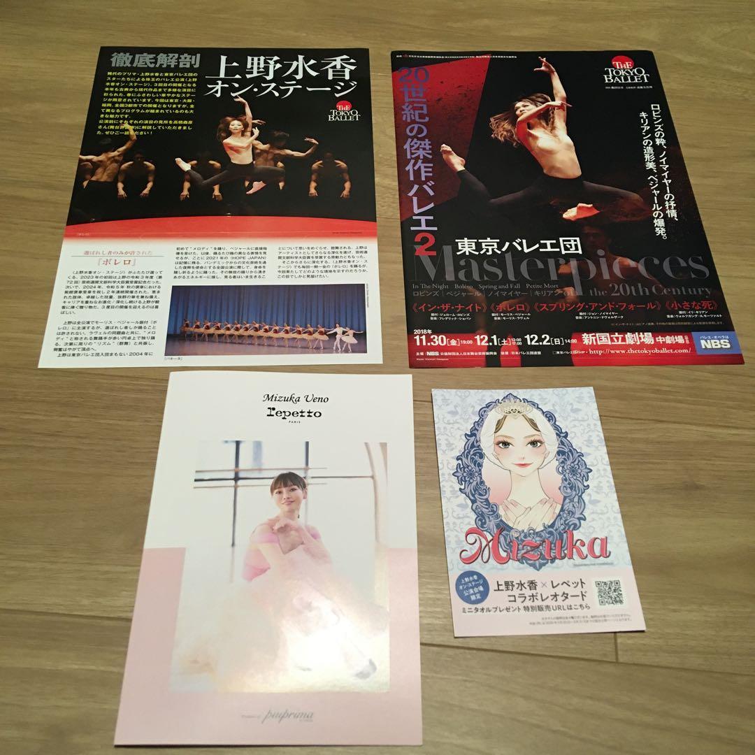 【Excellent Condition】Mizuka Ueno - Performance Flyers, etc. (4 items)