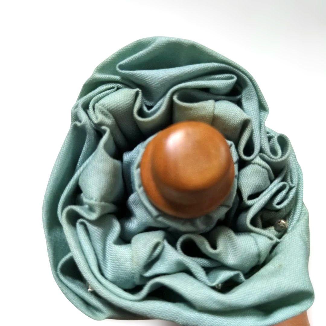 ❤ Checkered Navy Umbrella, Navy Series Sun & Rain Umbrella, Mint Green Parasol - Set of 3
