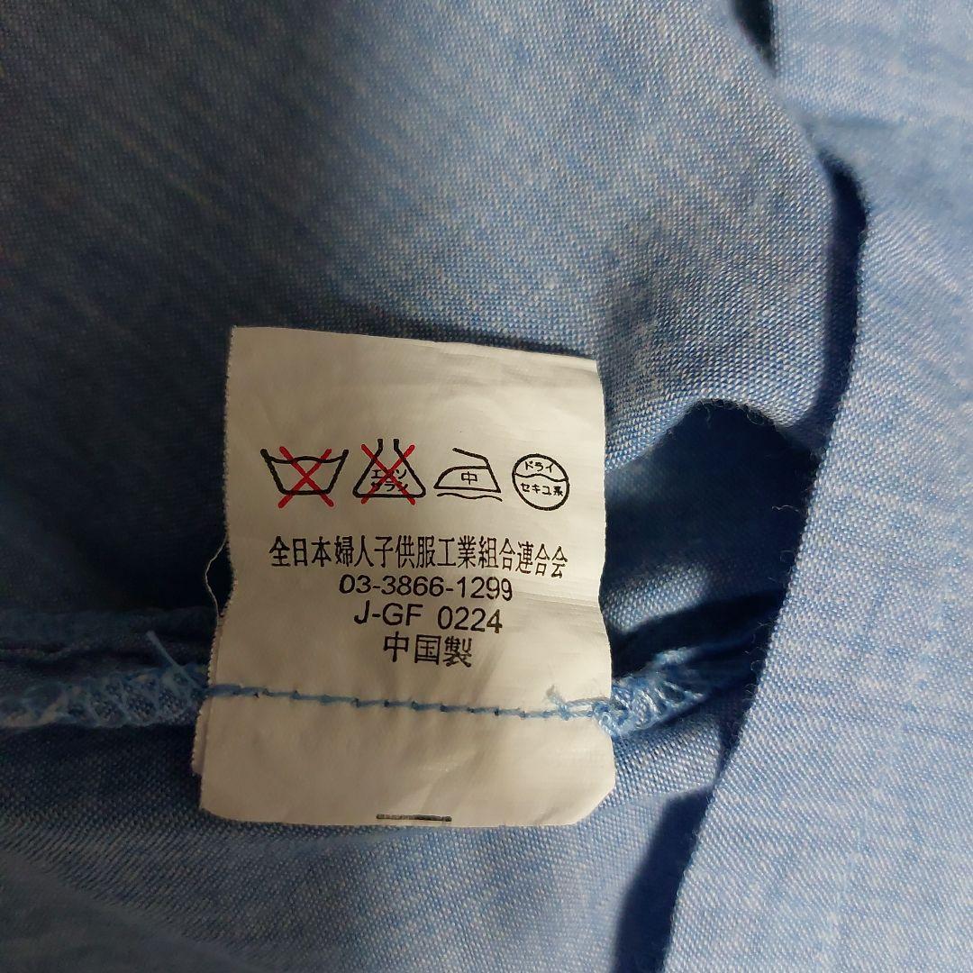 Light Blue Linen-Style Short-Sleeve Lightweight Jacket - Short Sleeve Ensemble Set - M