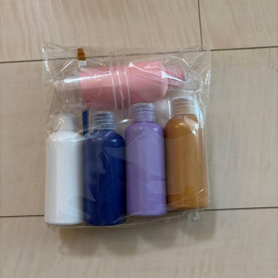 Acrylic Paint Set (White, Blue, Purple, Brown, Pink)