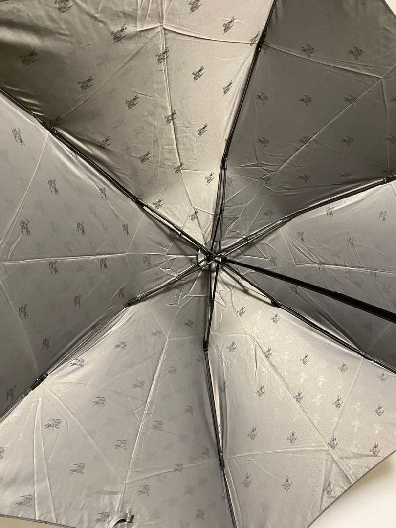 Burberry Made in Japan Folding Umbrella Kagema Natural Wood Handle Mitsukoshi Purchase