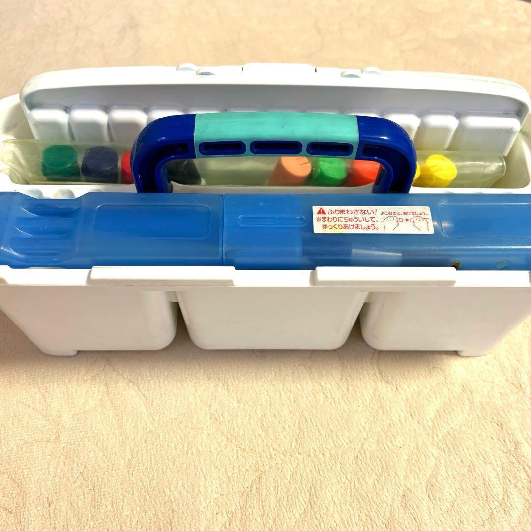 Watercolor Paint Set for Elementary School - Palette, Water Container, 2 Brushes, 9 Colors
