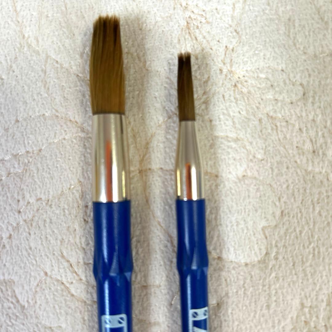Watercolor Paint Set for Elementary School - Palette, Water Container, 2 Brushes, 9 Colors