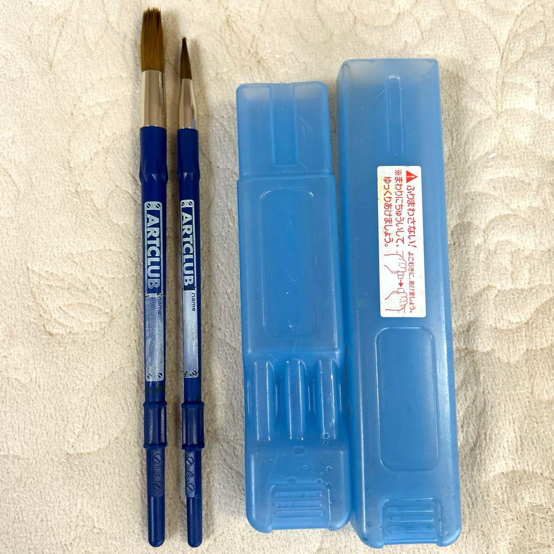 Watercolor Paint Set for Elementary School - Palette, Water Container, 2 Brushes, 9 Colors