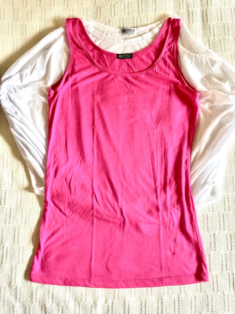 Perfect for Yoga or the Gym ♡ 2-Piece Set ♡ Layered Design Tank Top Set