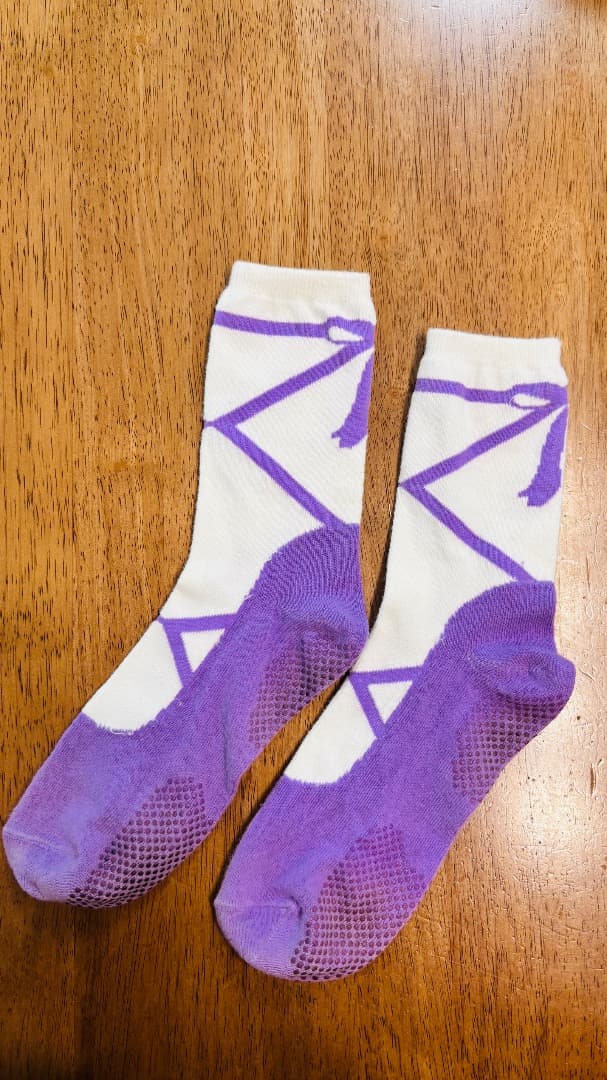 Ballet Shoe Design Socks, 20cm